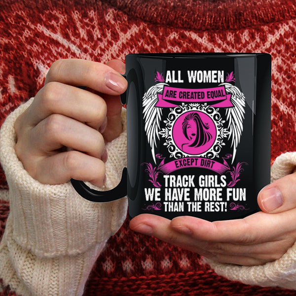Dirt Track Girls Coffee Mug, Beautiful Girls Coffee Cup