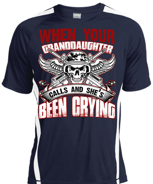 When Your Granddaughter Calls T Shirt, Being A Grandkid T Shirt, Cool Shirt