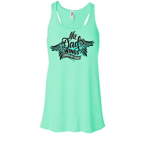 My Dad Wing's Cover My Heart T Shirt, I Love My Dad Tank Top