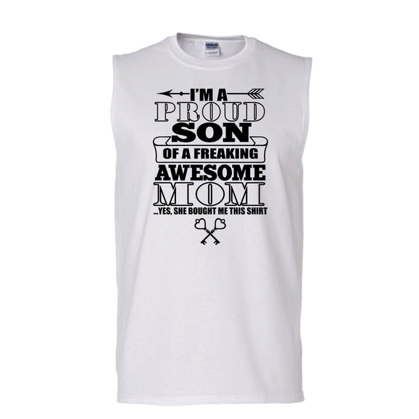 A black t-shirt with the shopify logo