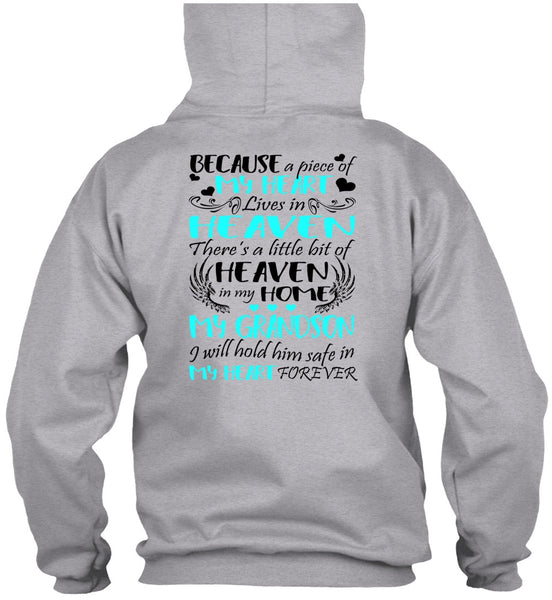 Heaven In My Home My Grandson T Shirt, I Love Grandson T Shirt