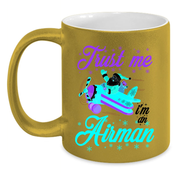 Christmas Gift For Airman Coffee Mug, I'm An Airman Accent Mug