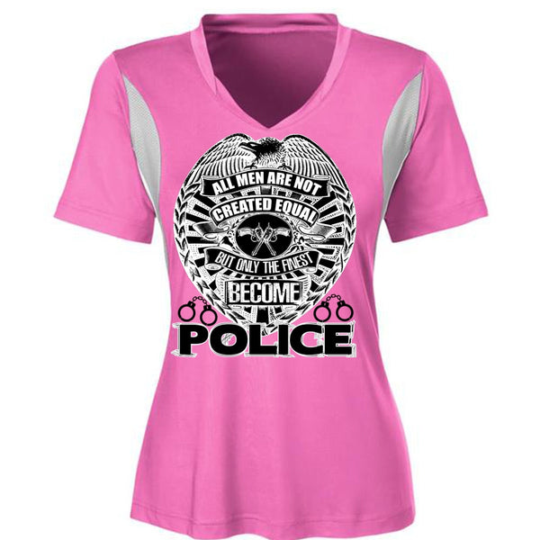 Only The Finest Become Police T Shirt, I Love Police T Shirt, Awesome T-Shirts