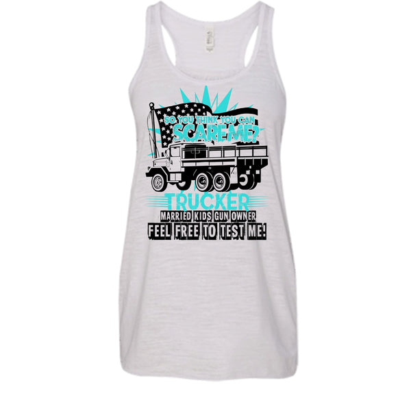 Trucker Married T Shirt, Coolest Trucker Ever Tank Top