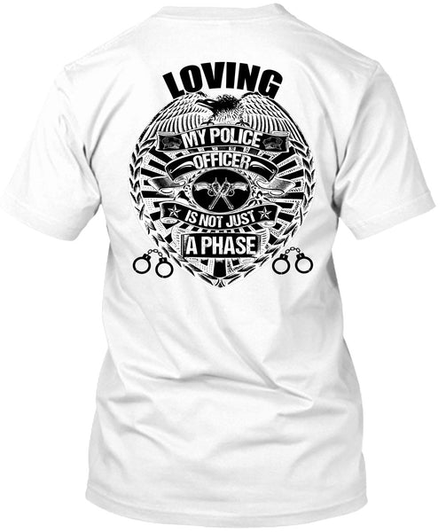 A black t-shirt with the shopify logo