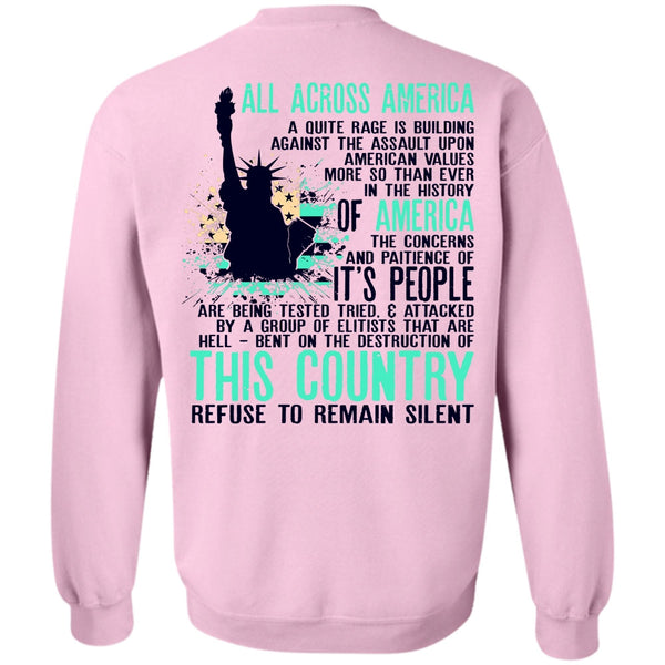 I Love Veteran T Shirt, All Across America Sweatshirt