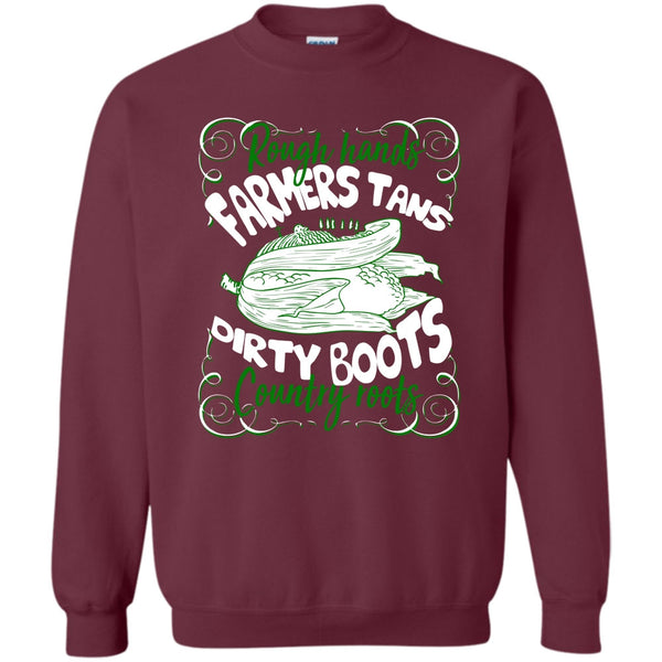 Dirty Boots Country Roots T Shirt, Coolest Farmer Sweatshirt