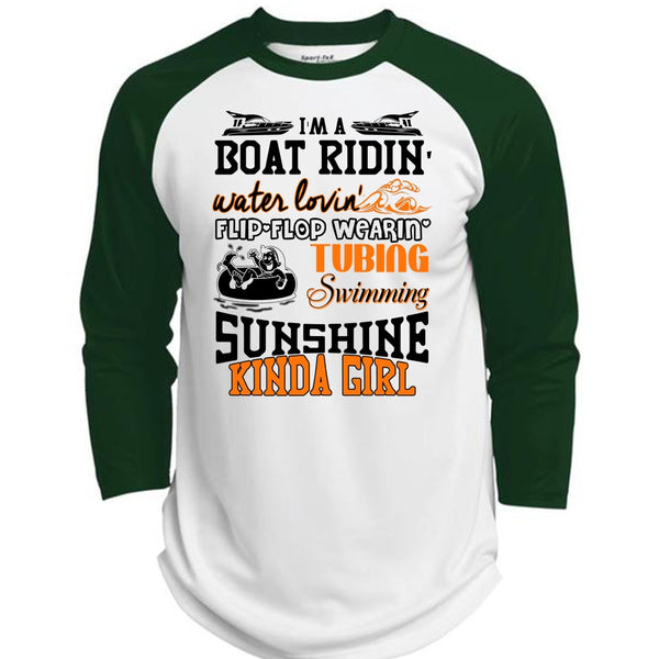 Swimming Sunshine Kinda Girl T Shirt, I Love Swimming T Shirt, Awesome T-Shirts  (Polyester Game Baseball Jersey)