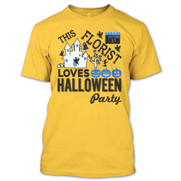 Halloween T Shirt, Cool Florist T Shirt
