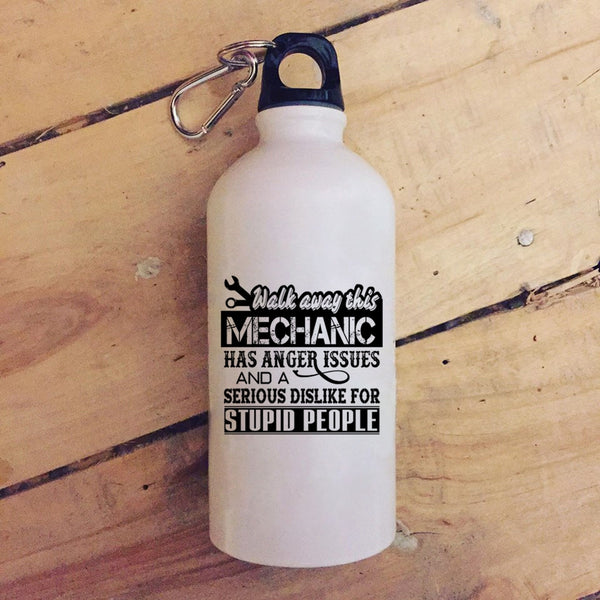 This Mechanic Has Anger Issue 20 oz Stainless Steel Bottle,Funny Mechanics Outdoor Sports Water Bottle