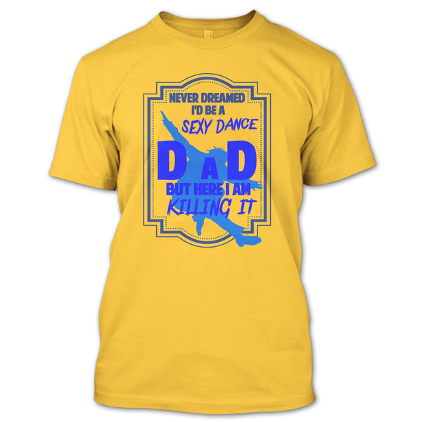 A black t-shirt with the shopify logo