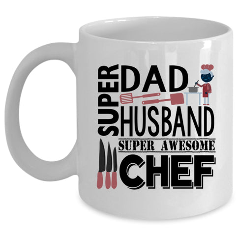 Awesome Chef Coffee Mug, Dad And Husband Cup