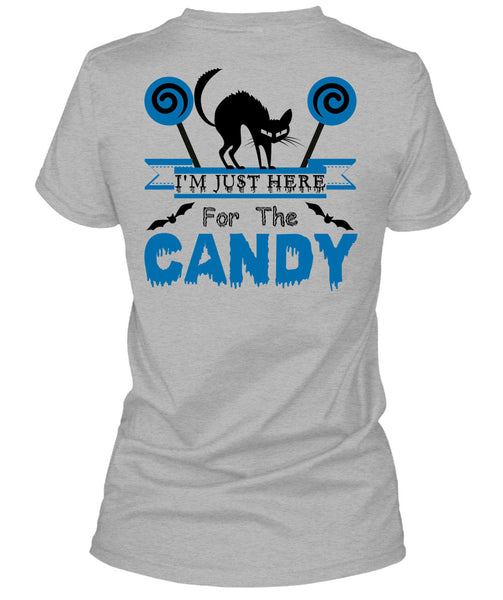 I'm Just Here For The Candy T Shirt, Wait For Halloween T Shirt