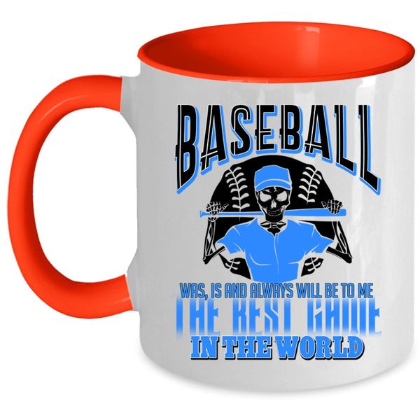 Sport Coffee Mug, Baseball Is The Best Game In The World Accent Mug