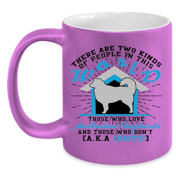 Cool Dogs Coffee Mug, Love Australian Shepherds Accent Mug