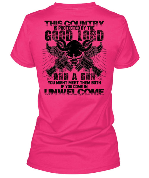 Good Lord And A Gun T Shirt, I Love Gunning T Shirt