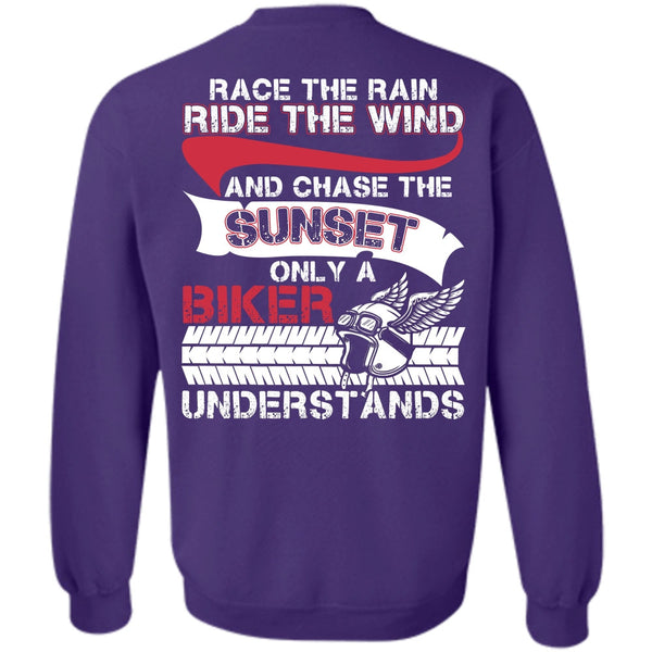 Ride The Wind T Shirt, I Love Biker Sweatshirt