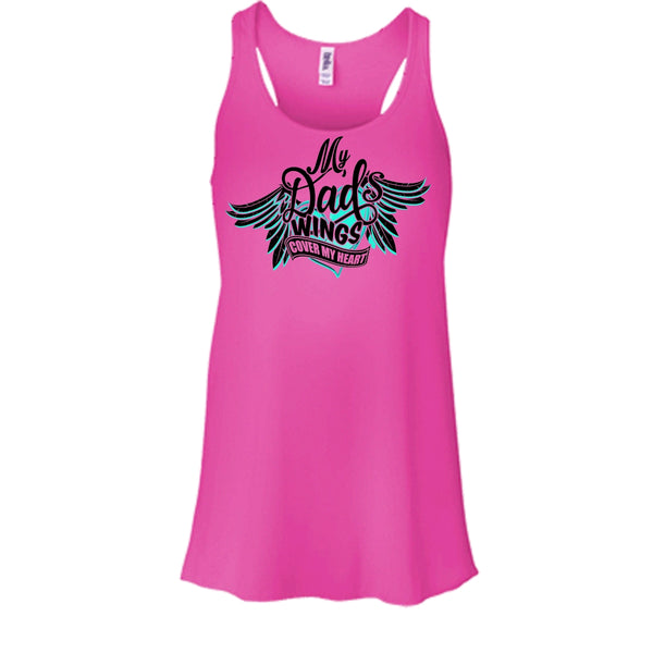 My Dad Wing's Cover My Heart T Shirt, I Love My Dad Tank Top