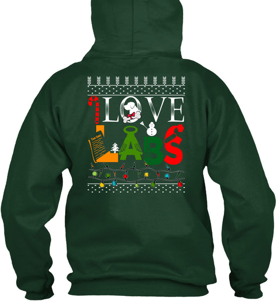 I Love Labs T Shirt, This Girl Loves Christmas T Shirt