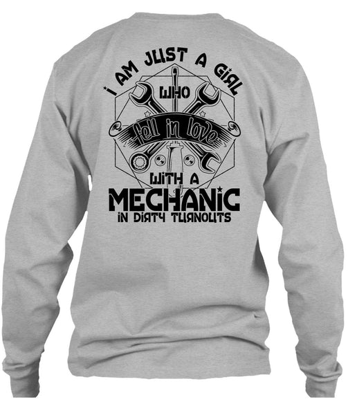 I Am Just A Girl T Shirt, I Love Mechanic T Shirt