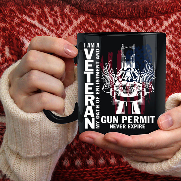 I Am A Veteran Coffee Mug, Funny Gift For Grandpa Coffee Cup