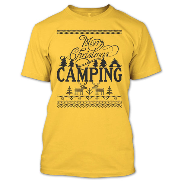 Merry Christmas Camping T Shirt, Gift For Camper T Shirt