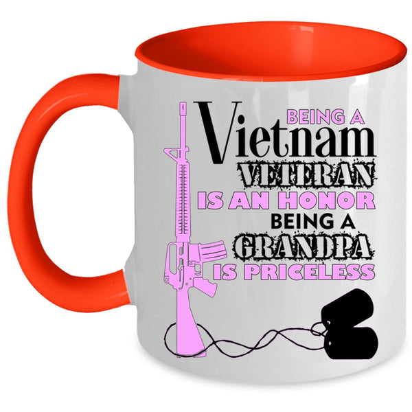 Being A Grandpa Coffee Mug, Being A Vietnam Veteran Accent Mug