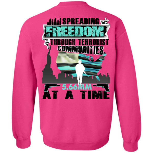 I Love Veteran T Shirt, Spreading Freedom Sweatshirt