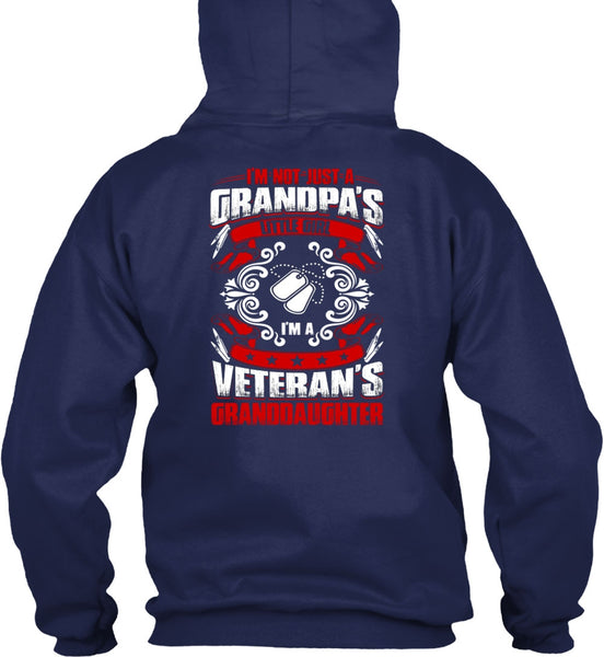 Grandpa's Little Girl T Shirt, I'm A Veteran's Granddaughter T Shirt