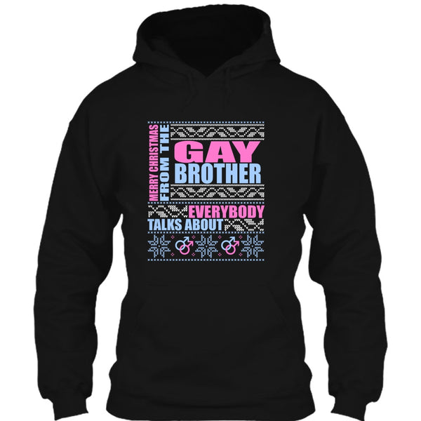 Merry Christmas From The Gay brother T Shirt, Coolest Gay Brother T Shirt