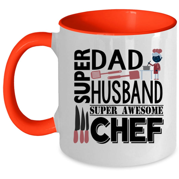Awesome Chef Coffee Mug, Dad And Husband Accent Mug