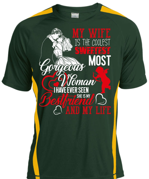 My Wife Is The Coolest T Shirt, She Is My Best Friend T Shirt, Cool Shirt