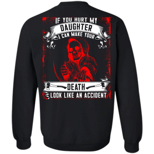 A black t-shirt with the shopify logo