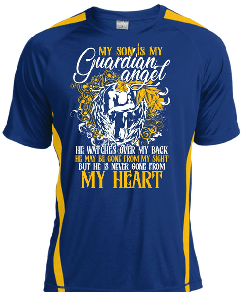 My Son Is My Guardian Angel T Shirt, My Heart T Shirt, Cool Shirt