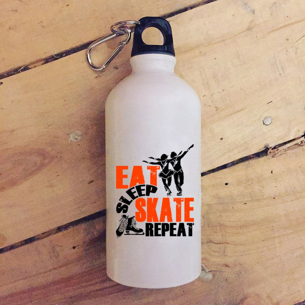 Eat Sleep Skate Repeat 20 oz Stainless Steel Bottle,Cool Teacher Outdoor Sports Water Bottle