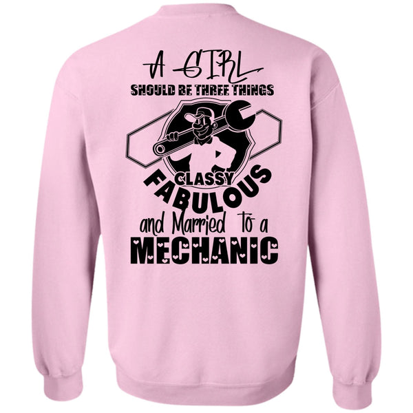 I Love Mechanic T Shirt, Married To A Mechanic Sweatshirt