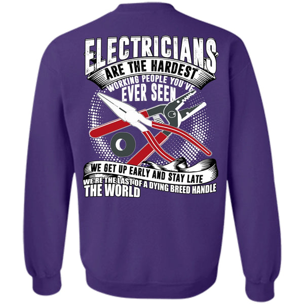 Dying Breed Handle T Shirt, I Love Electrician Sweatshirt