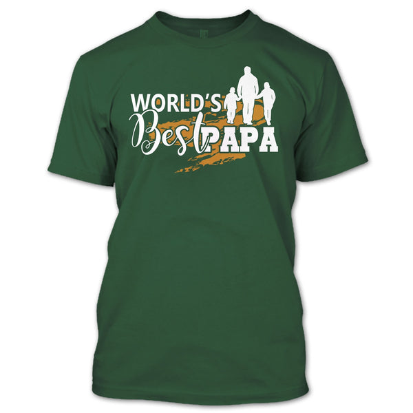 World's Best Papa T Shirt, Coolest Papa T Shirt