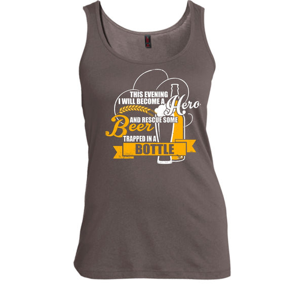 Rescue Some Beer T Shirt, Coolest Beer Drinker Tank Top