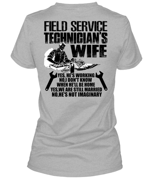 Field Service Technician's Wife T Shirt, I Love Police T Shirt