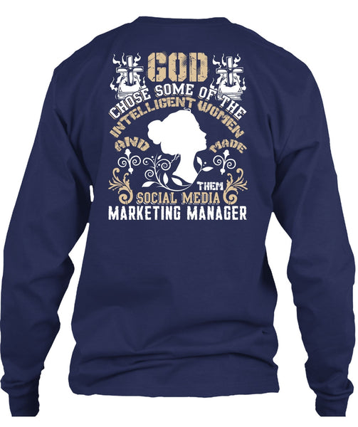 Social Media Marketing Manager T Shirt, Intelligent Women T Shirt