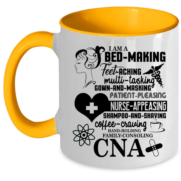 Nurse Appeasing Coffee Mug, I Am A CNA Accent Mug