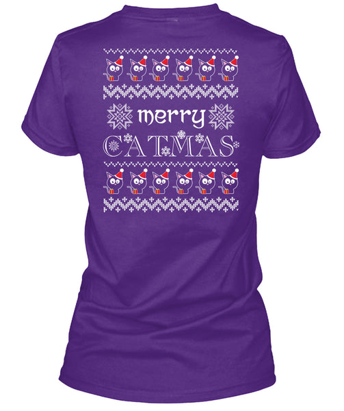 Merry Catmas T Shirt, This Girl Loves Christmas T Shirt