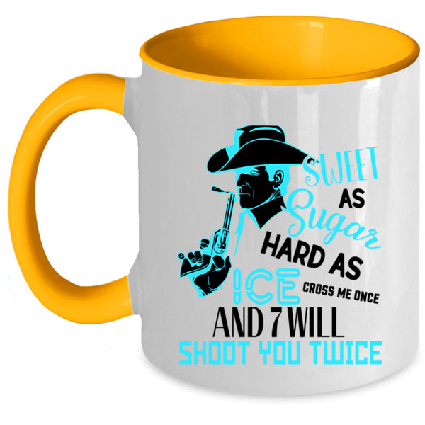 Hard As Ice Coffee Mug, Sweet As Sugar Accent Mug