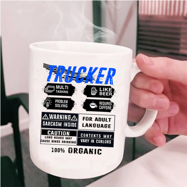 Awesome Gift For Trucker Coffee Mug, Trucker Cup