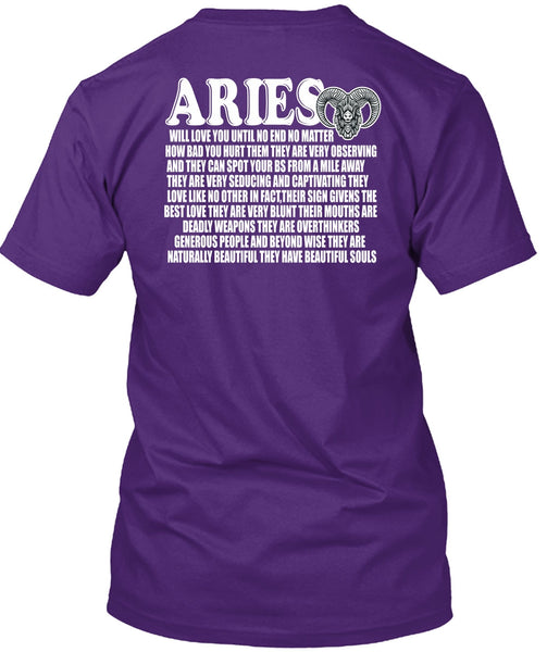 Aries Will Love You T Shirt, They Have Beautiful Souls T Shirt