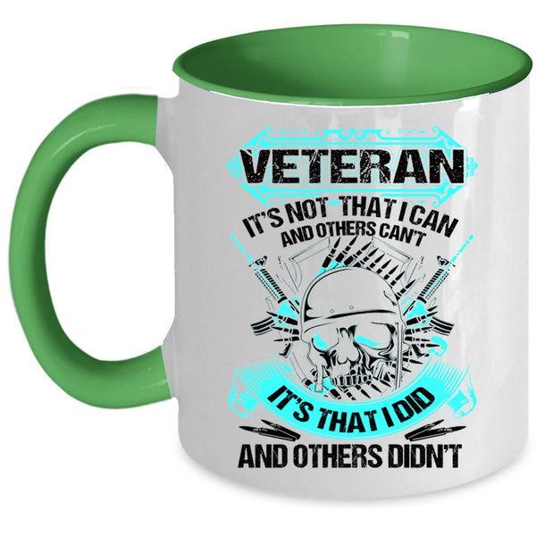 Awesome Gift For Grandpa Coffee Mug, Veteran Accent Mug
