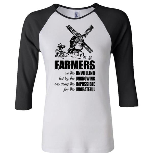 Farmers We The Unwilling T Shirt, I Love Farming T Shirt, Awesome T-Shirts
