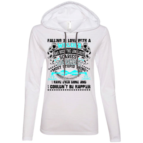 A black t-shirt with the shopify logo