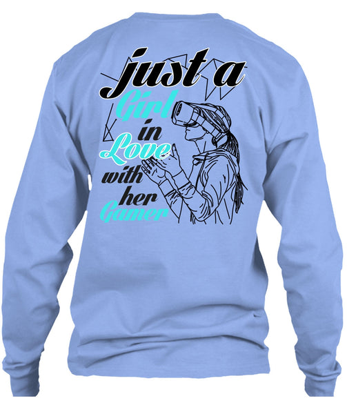 Just A Girl In Love With Her Gamer T Shirt, I Love Gaming T Shirt